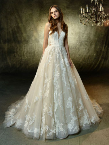 Blue Designer Wedding Dresses