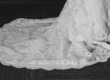 a white wedding dress